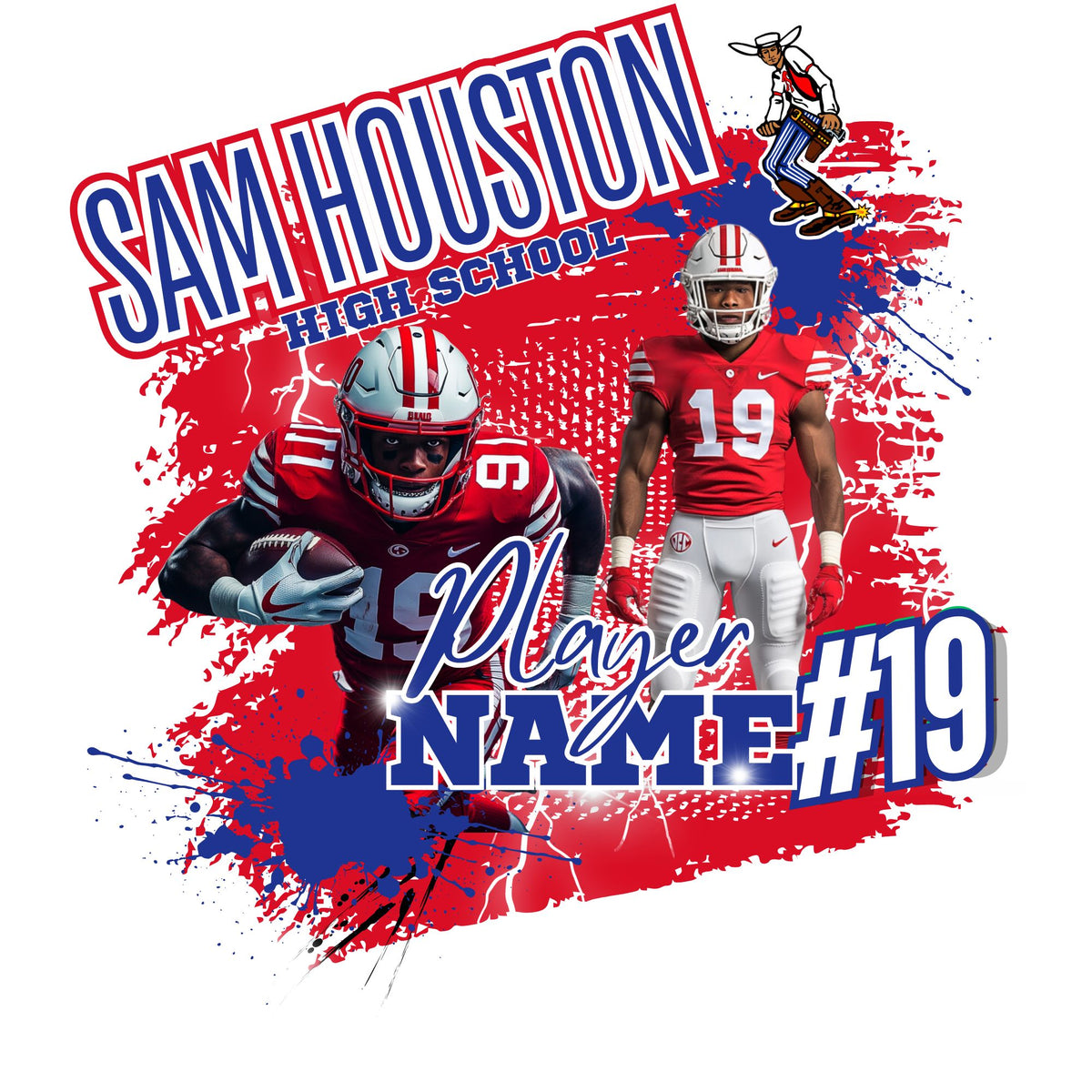 Editable Football Templates for Canva
