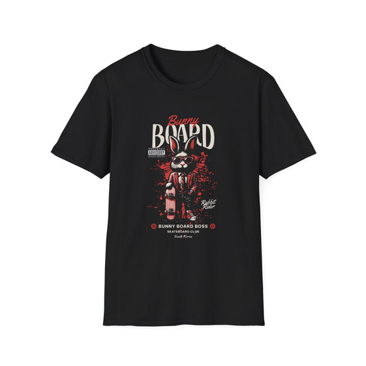 Bunny Blood Graphic Tee for Animal Lovers, Streetwear, Casual Wear, Gifts for Birthdays, Unique Fashion Statement