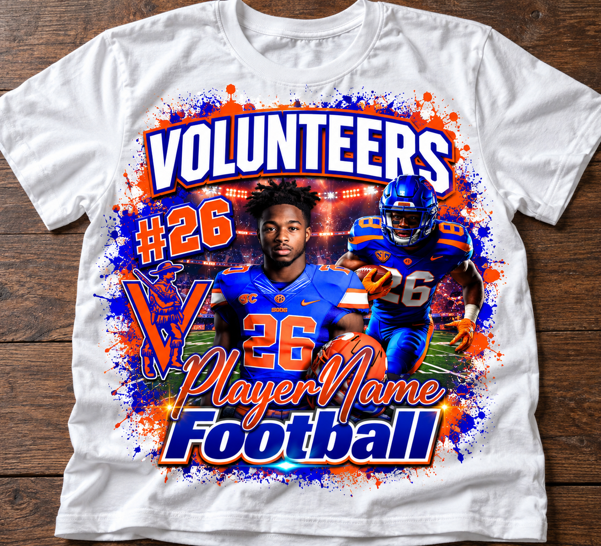 Custom Football T-shirt