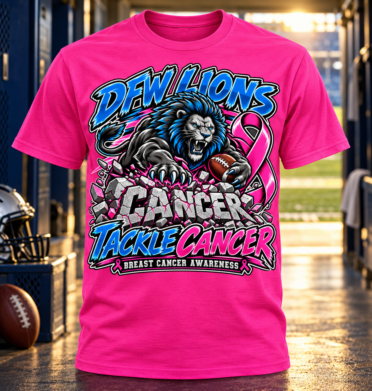 DFW Lions Tackes Cancer