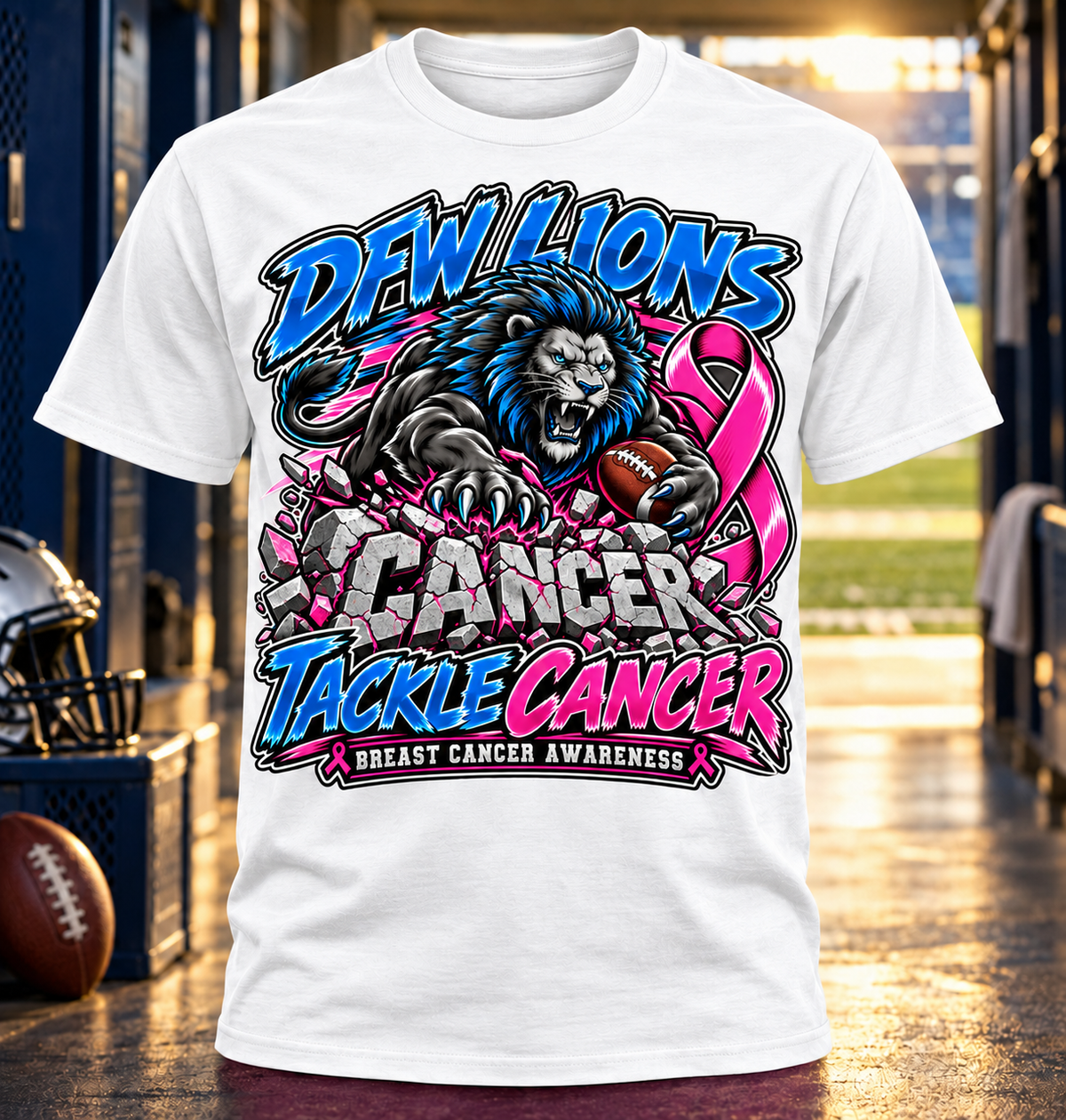 DFW Lions Tackes Cancer