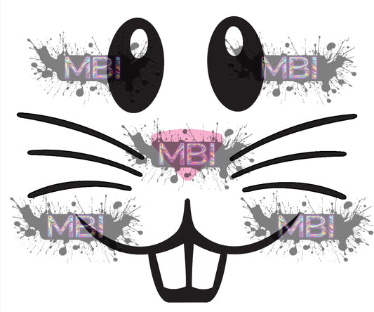 Bunny Face Template
