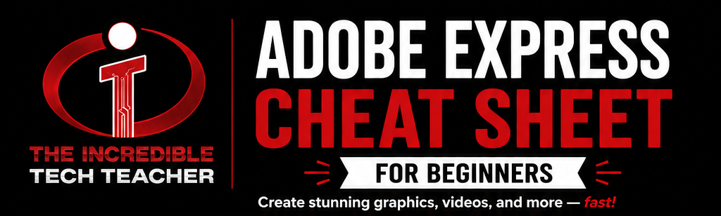 Adobe Express Cheat Sheet